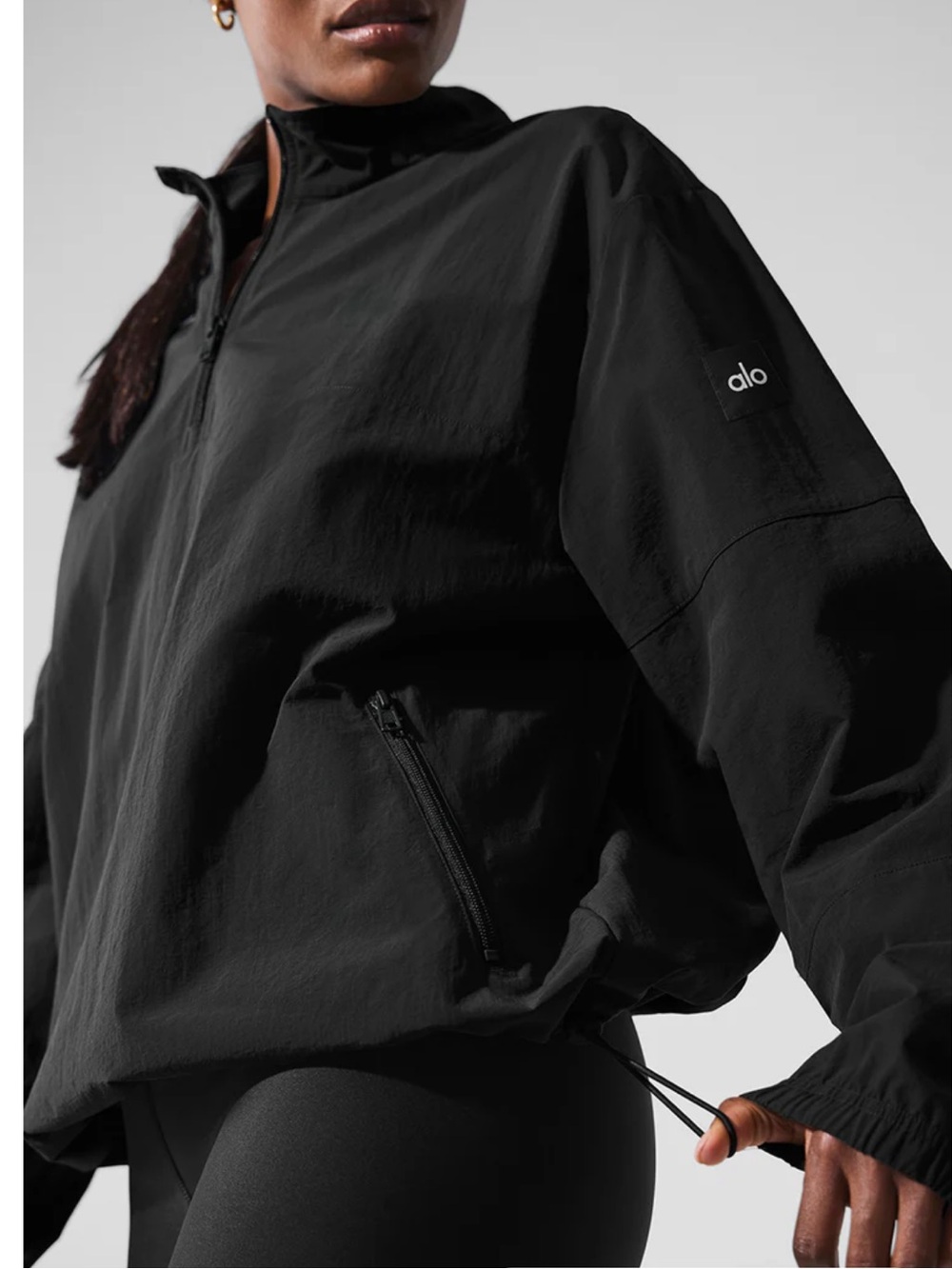 Alo lightweight takeaway track pullover